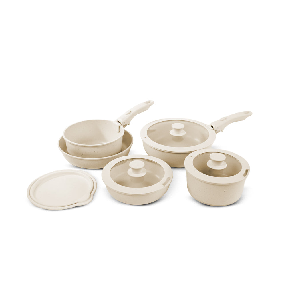 Keramisk Kokekarsett med Avtakbare Håndtak